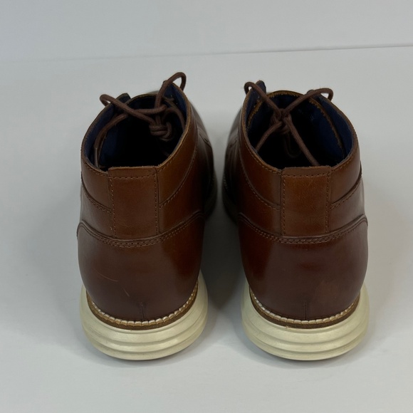 Cole Haan Original Grand Chukka Boots Woodbury & Ivory Leather Mens Size 9.5M US - Picture 3 of 8